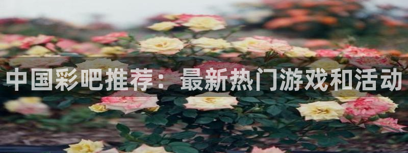 k8凯发(中国)天生赢家：中国彩吧推荐：最新热门游戏和活动